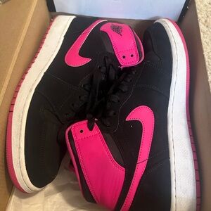 Pink and Black Jordan’s